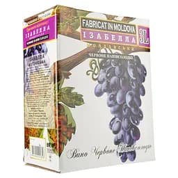 Вино Alianta vin Ізабелла Молдавська, червоне, напівсолодке, 9-11%, 3 л (575268)