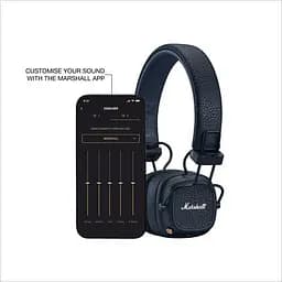 Комплект навушники Marshall Major V Midnight Blue Original + Кейс (Підтримка офіційного додатку)(1008144) - мініатюра 4