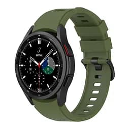 Ремінець для Samsung Galaxy Watch 5 Pro 45mm - зелений ширина кріплення 20мм силікон Watchbands RiccoOne (W25-0WB69551119) - мініатюра 2