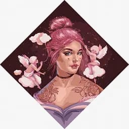 Картина за номерами "Маленькі Купідончики" ©lesya_nedzelska_art Ideyka KHO4997 40х40 см