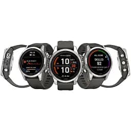 Смарт-годинник Garmin Fenix 7S Pro Solar Edition Silver with Graphite Band (010-02776-00) [90552] - мініатюра 10