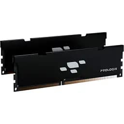 Модуль пам'яті для комп'ютера DDR5 32GB (2x16GB) 6000 MHz Black Prologix (PRO32GB6000B5K) - мініатюра 2