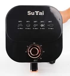 Аерофритюрниця безмасляна SuTai ST-606 6л 1000 Вт Чорна - мініатюра 4