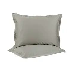 Наволочки с ушками сатин premium 300ТС Lotus Home - Florida оливковый 50x70+2,5 (2 шт)