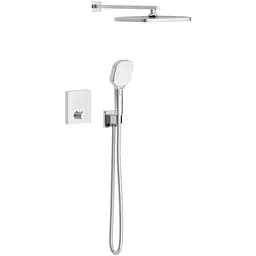 Душова система прихованого монтажу з термостатом Imprese Bilovec Click верхній душ 320x210 мм ABS хром t04800901SAC, Хром