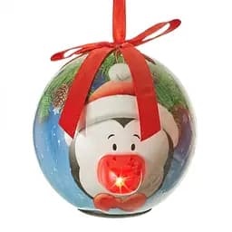 Прикраса декоративна House of Seasons Куля LED блакитна 8 см (1045462)