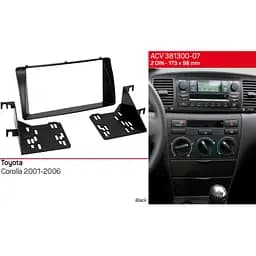 Перехідна рамка Toyota Corolla ACV 381300-07 - мініатюра 3