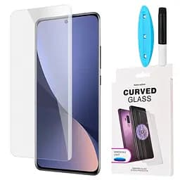 Захисне скло DK для Xiaomi 12/12X/12S UV Curved 014141 clear 2 шт. - мініатюра 3