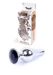 Анальная пробка Jawellery Silver BUTT PLUG Black Boss Series 64-00074 101645