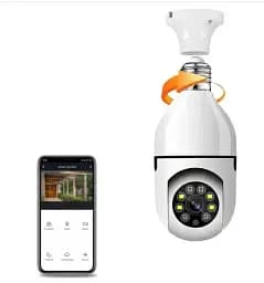 Камера відеоспостереження XPRO з панорамним оглядом 360° V380 Bulb Camera 2MP FHD (41082-15334_506) - мініатюра 2