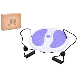 Диск балансувальний для фітнесу, 36x27x4.5 см, 2 ручки на резинці, MS4228 (В асортименті)