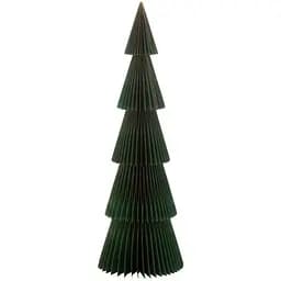 Ялинка з переробленого паперу J-line із золотим напиленням 122 см зелена (47790)