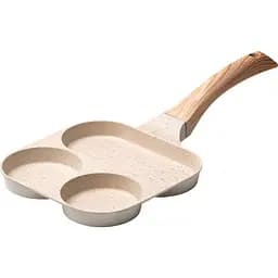 Сковорода для завтрака алюминиевая 19x19x2 см, бежевый Breakfast HP39571W