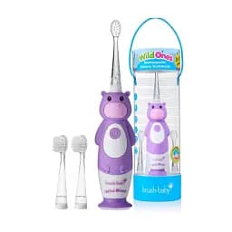 Електрична зубна щітка Brush-baby Sonic Toothbrush (0-10 років) Бегемотик