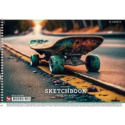 Альбом для малювання Школярик Скейт, 30 аркушів (PB-SC-030-585)