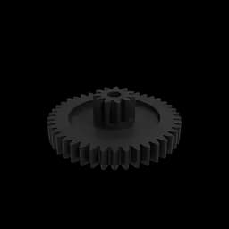 Шестерня середня (центральна) мотора колеса робота-пилососа Ecovacs deebot