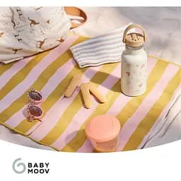 Термос дитячий Babymoov з трубочкою металевий 350 мл бежевий (A005010) - мініатюра 9