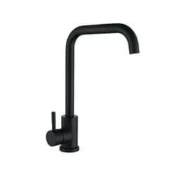 Змішувач для кухні Wezer EKO4B-01-BLACK Г-подібний, Чорний матовий