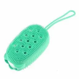 Масажна силіконова мочалка для душу Bath Brush WN-12 двостороння