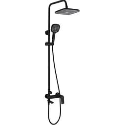 Душова система Rea Storm black з виливом REA-P9533, Чорний матовий