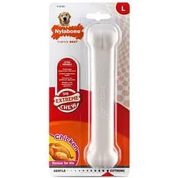 Nylabone Extreme Chew Bone 19.7x4.4x2.5 см Нилабон жевательная игрушка Кость для собак вкус курицы