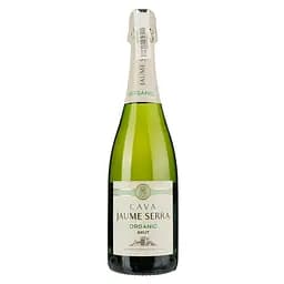 Вино игристое Jaume Serra Cava Brut Organic, белое, брют, 11,5%, 0,75 л (39045)