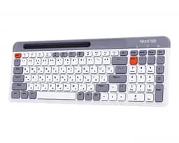 Клавіатура бездротова KBW-02G-UA, White/Grey Maxxter teh0020589 - мініатюра 6