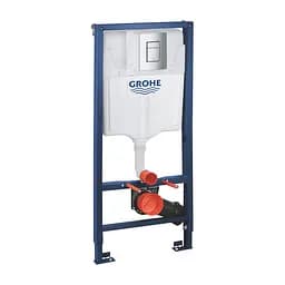 Комплект 4 в 1: Інсталяція GROHE Rapid SL 3 в 1 3884966Q + Унітаз безободковий Kroner Harz WHI523632 RIMLESS з сидінням Slim Duroplast / Soft-close / Quick relase KH523632WHIR (3884966KH523632) - мініатюра 3
