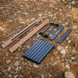 Розкладний туристичний стіл комбінований Naturehike NH21JU011 алюміній-бук - мініатюра 5