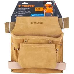 Пояс столяра Truper Шкіра 10 кишень 49х24 см (POHE-10C) - мініатюра 2