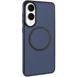 Чехол Ummi Colorful with MagSafe для Samsung Galaxy S25 Edge Синий / Navy Blue