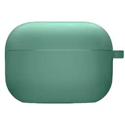 Силіконовий футляр з мікрофіброю для навушників Airpods 4 Зелений / Pine Needle - мініатюра 2