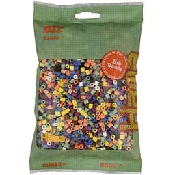 Термомозаика Hama Набор цветных био-бусов Midi 5+ 3000 шт 10 цветов