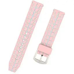 Силиконовый ремешок Primo Splint для часов Asus ZenWatch 2 (WI501Q) Pink-Grey