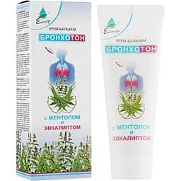  Крем-бальзам Elixir Бронхотон з ментолом та евкаліптом 75 мл - мініатюра 2