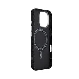 Карбоновый чехол для Apple iPhone 17, LikeCarbon2 MagCase, черный, тонкий защитный чехол-панель из поликарбоната с магнитами N52, MagSafe, противоударный, совместим с беспроводной зарядкой, приподнятые края для защиты камеры, ArmorStandart (ARM88379) - мініатюра 4
