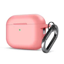 Силіконовий чохол для навушників Apple AirPods Pro 2 2022, Hang Case, рожевий, ультратонкий захисний кейс товщиною 2 мм, захист від подряпин, пилу та ударів, компактний, з карабіном для кріплення, ArmorStandart (ARM68588)