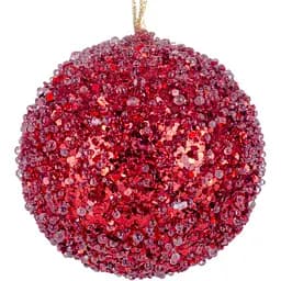 Елочное украшение Lefard Пуля 12 см красное (66-067)