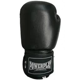 Рукавиці боксерські Power Play PP 3088, Black - 12 унцій - мініатюра 3