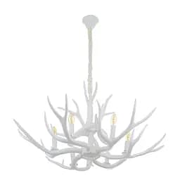 Люстра подвесная Brille E14 40W WH (BKL-107S/6)