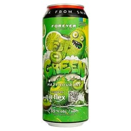 Пиво Forever Green светлое нефильтрованное 5.5 % 0.5 ж/б
