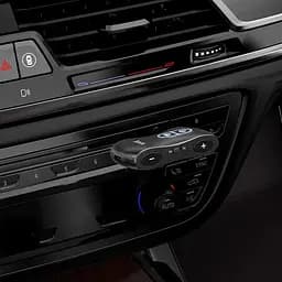 Bluetooth аудіо ресивер/трансмітер Hoco E73 Pro Journey (AUX 3.5mm) Black star - мініатюра 5