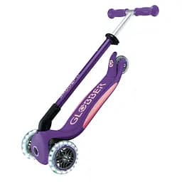 Самокат Globber Elite Lights колеса з підсвіткою 50 кг фіолетово-рожевий (439-603-3) - мініатюра 15