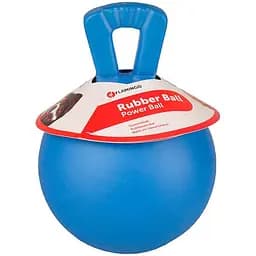 Flamingo power ball пауэр бол игрушка для крупных собак мяч плавающий с ручкой резина 16 см