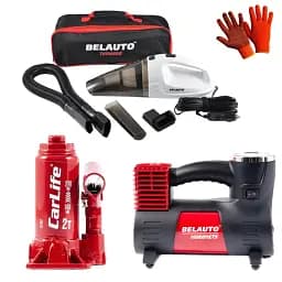 Набір Belauto 3 в 1: компресор + пилосос + домкрат (na_7)