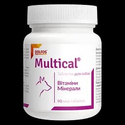 Вітамінно-мінеральна добавка Dolfos Multical mini для собак 90 міні таблеток