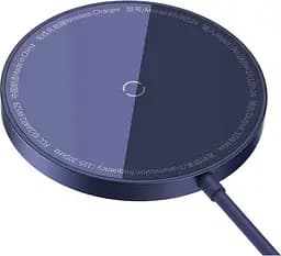 Бездротовий зарядний пристрій Baseus Simple Xiaomini3 Magnetic Wireless Charger 15W CCJJ040205 Purple - мініатюра 2