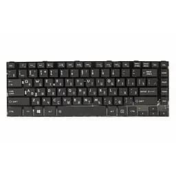 Клавіатура ноутбука PowerPlant TOSHIBA Satellite C800 черный, черный фрейм (KB311941)