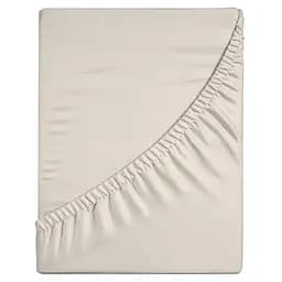 Простынь на резинке LeLit P-0210 полисатин 180х200+25 см бежевый (le2000000312286)