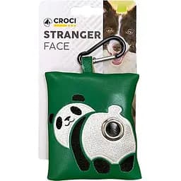 Мини-сумка диспенсер Croci Panda Stranger Face с пакетами для уборки за собаками